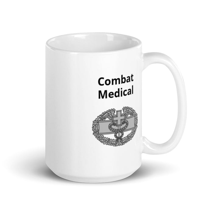 White Glossy Mug - Combat Medical