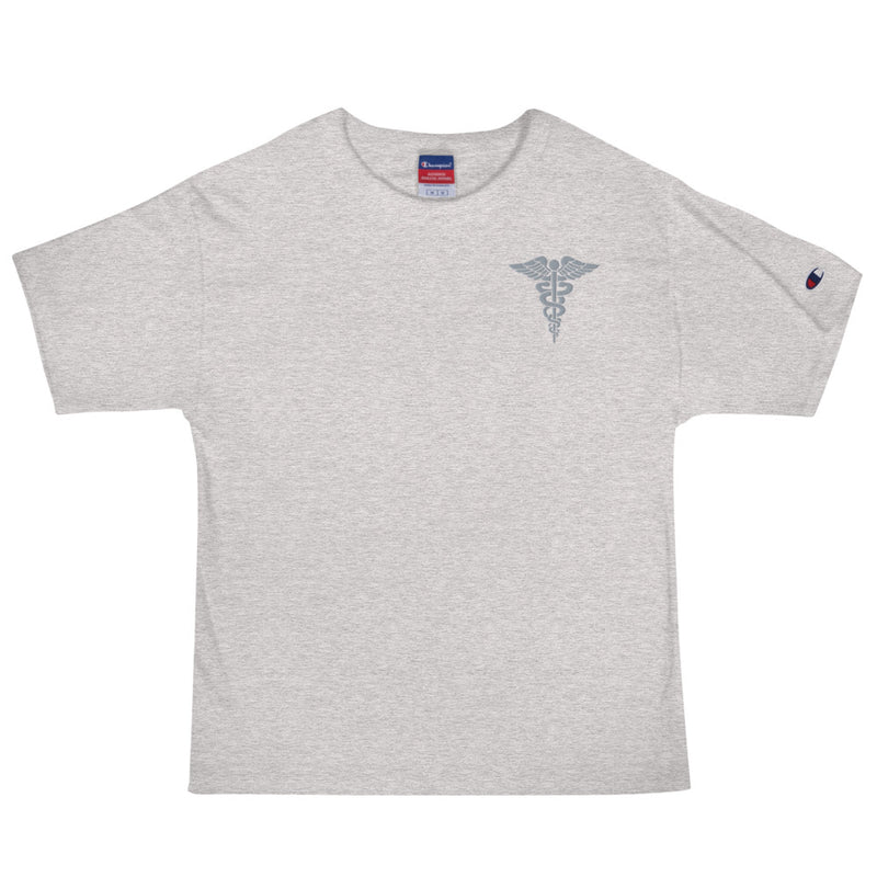 Hospital Corpsman Men's Champion T-Shirt - Oxford Grey Heather