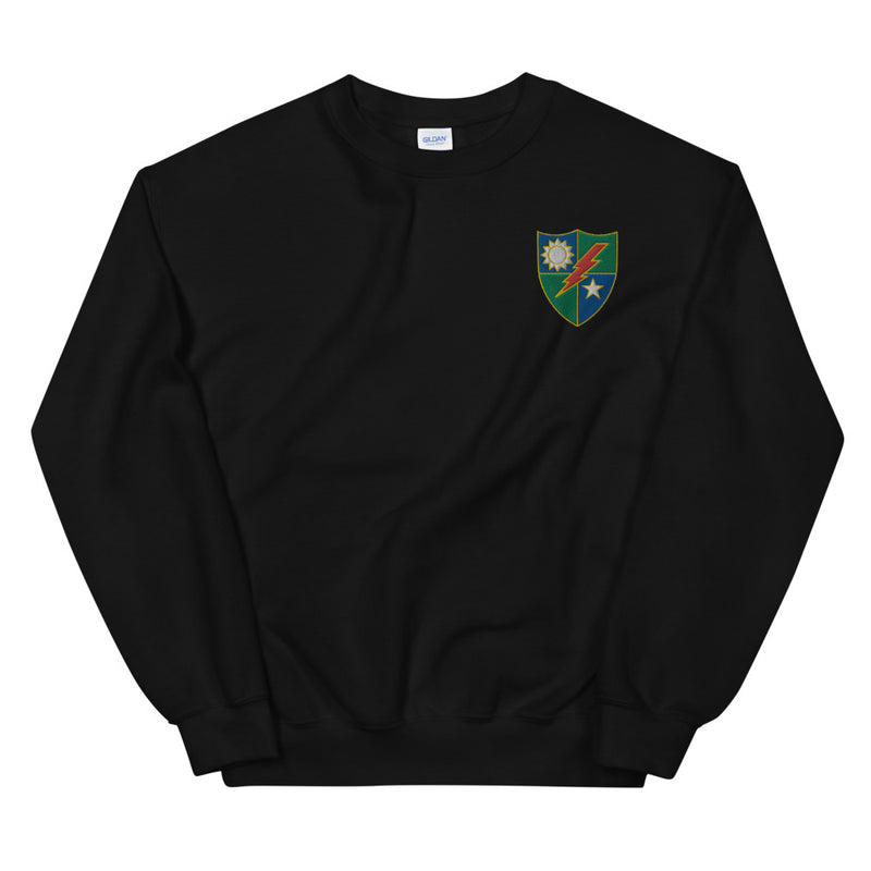 75th Ranger Regiment Unisex Sweatshirt - Black