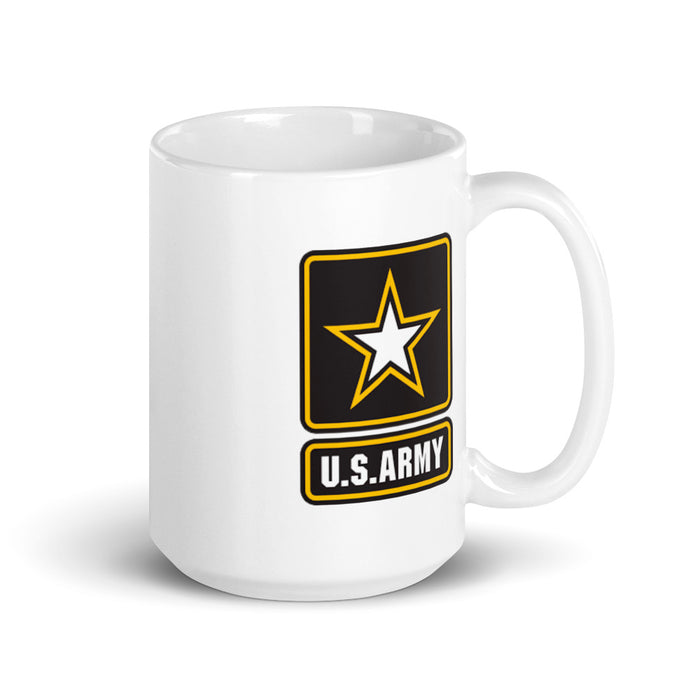 White Glossy Mug - United States Army