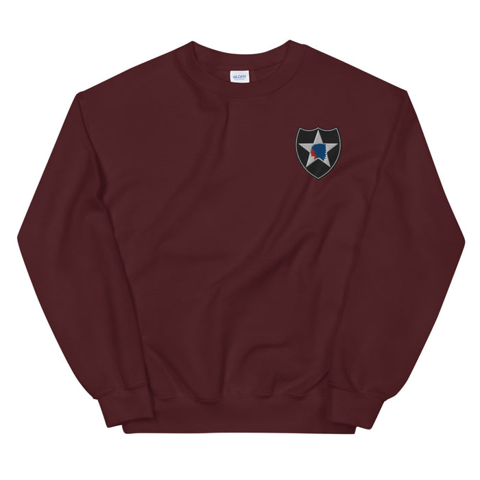 2nd Infantry Division Unisex Sweatshirt - Maroon