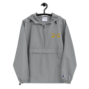 Special Forces Graphite Champion packable jacket with a detailed embroidered logo.