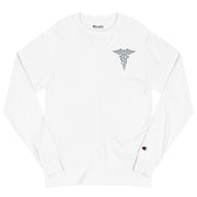 Hospital Corpsmen Men's Champion Long Sleeve Shirt - White