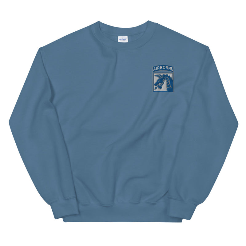 XVIII Airborne Corps Unisex Sweatshirt - Indigo Blue