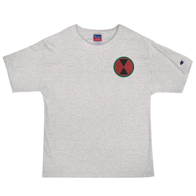7th Infantry Division Men's Champion T-Shirt - Oxford Grey Heather