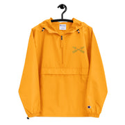 Special Forces Gold Champion packable jacket with a detailed embroidered logo.