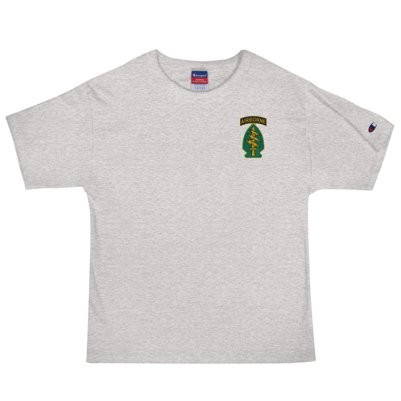 Special Forces Airborne Men's Champion T-Shirt - Oxford Grey Heather