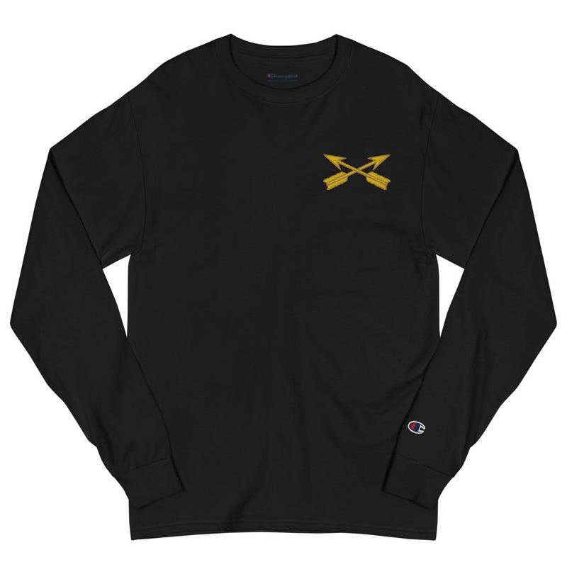 Special Forces Men's Champion Long Sleeve Shirt - Black