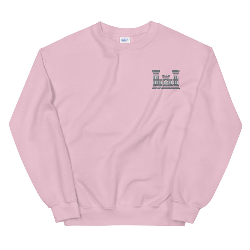 Combat Engineer Unisex Sweatshirt - Light Pink