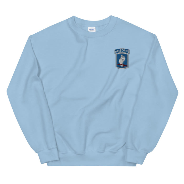 173rd Airborne Unisex Sweatshirt - Light Blue