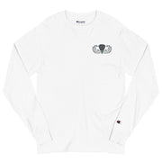 Basic Parachutist Men's Champion Long Sleeve Shirt - White