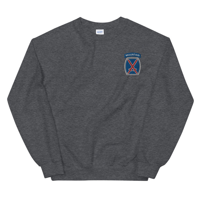 10th Mountain Division Unisex Sweatshirt - Dark Heather