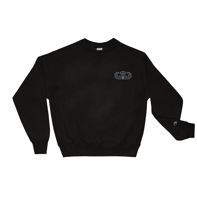 Basic Parachutist Champion Sweatshirt - Black