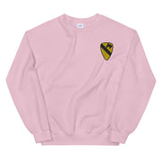 1st Cavalry Division Unisex Sweatshirt - Light Pink