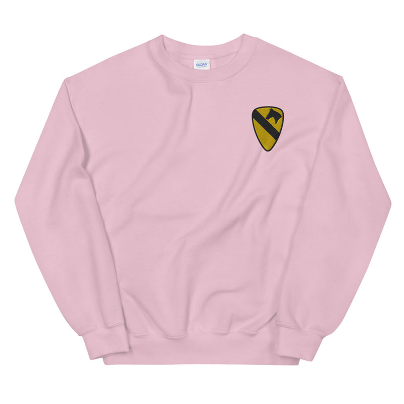 1st Cavalry Division Unisex Sweatshirt - Light Pink