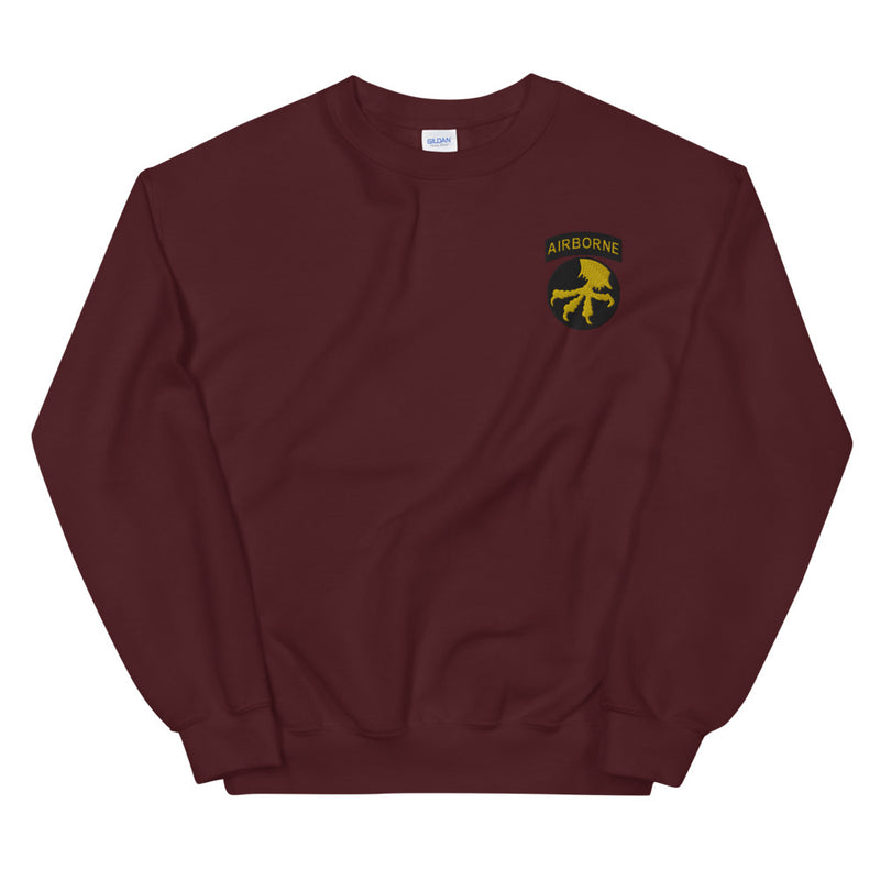 17th Airborne Division Unisex Sweatshirt - Maroon