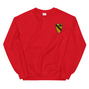 1st Cavalry Division Unisex Sweatshirt - Red