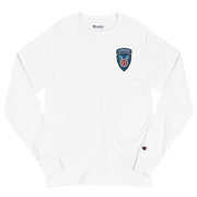 11th Airborne Division Men's Champion Long Sleeve Shirt - White