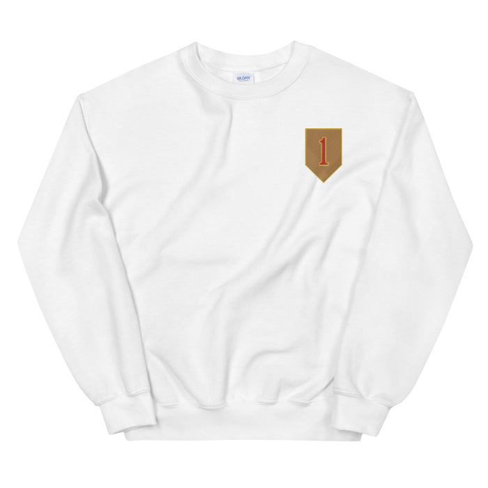 1st Infantry Division Unisex Sweatshirt - White
