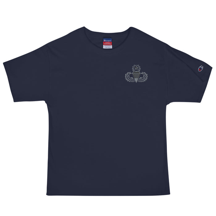 Master Parachutist Men's Champion T-Shirt - Navy