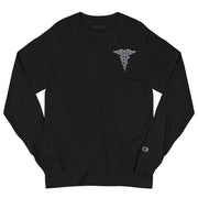Hospital Corpsmen Men's Champion Long Sleeve Shirt - Black