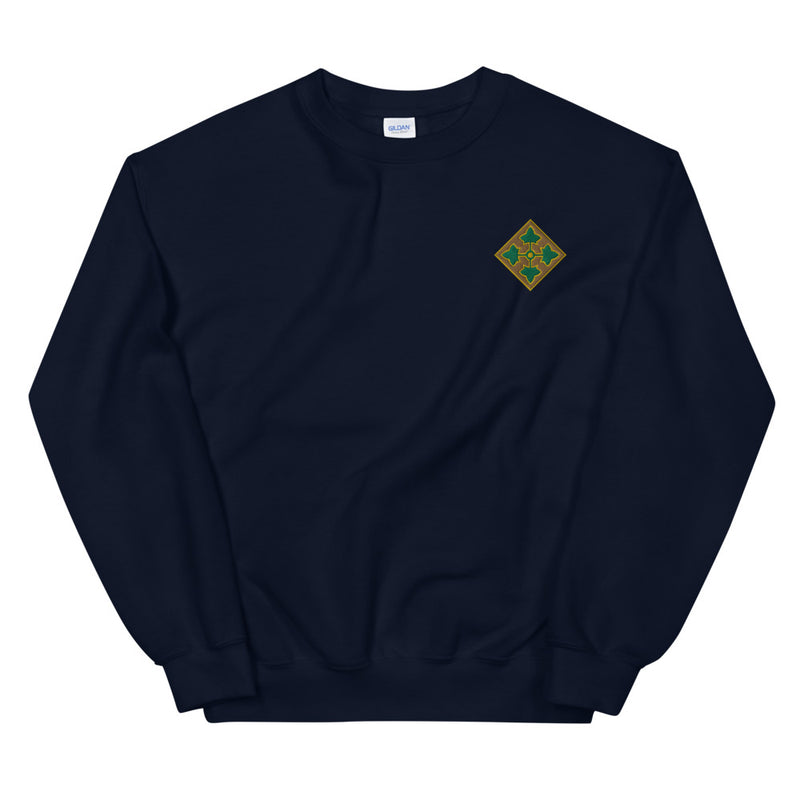 4th Infantry Division Unisex Sweatshirt - Navy