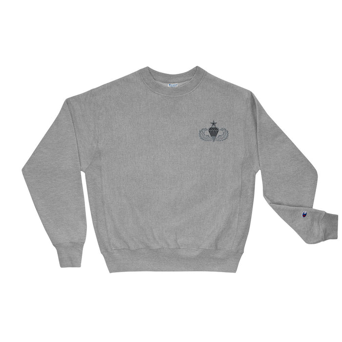 Senior Parachutist Champion Sweatshirt - Oxford Grey Heather