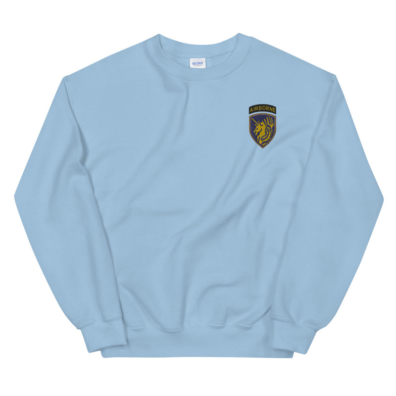 13th Airborne Division Unisex Sweatshirt - Light Blue