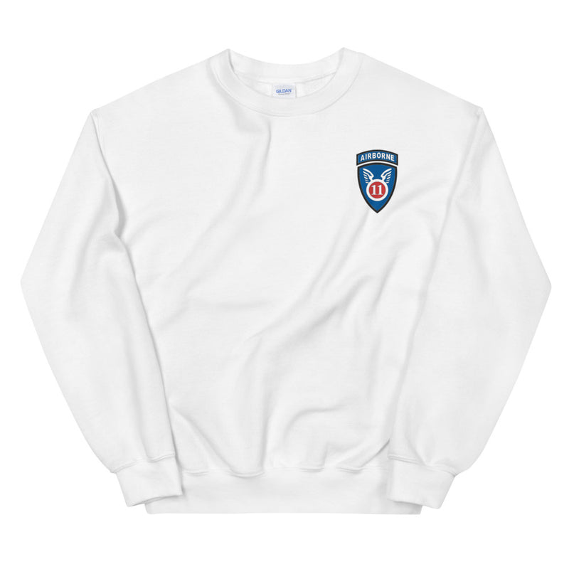 11th Airborne Division Unisex Sweatshirt - White