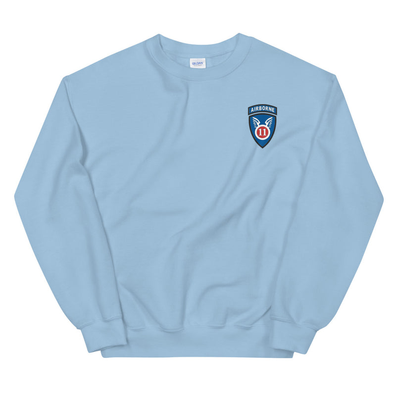 11th Airborne Division Unisex Sweatshirt - Light Blue