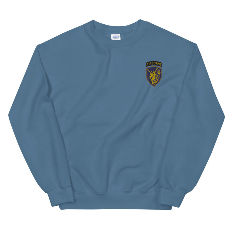 13th Airborne Division Unisex Sweatshirt - Indigo Blue