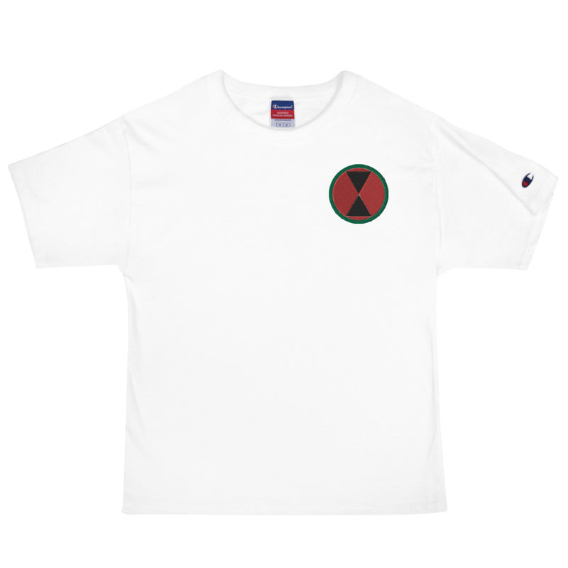 7th Infantry Division Men's Champion T-Shirt - White