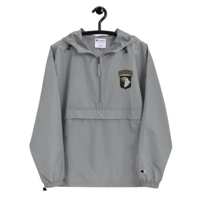 101st Airborne Embroidered Champion Packable Jacket