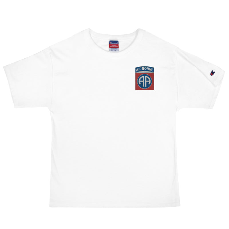 82nd Airborne Men's Champion T-Shirt - White