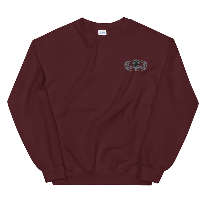 Basic Parachutist Unisex Sweatshirt - Maroon