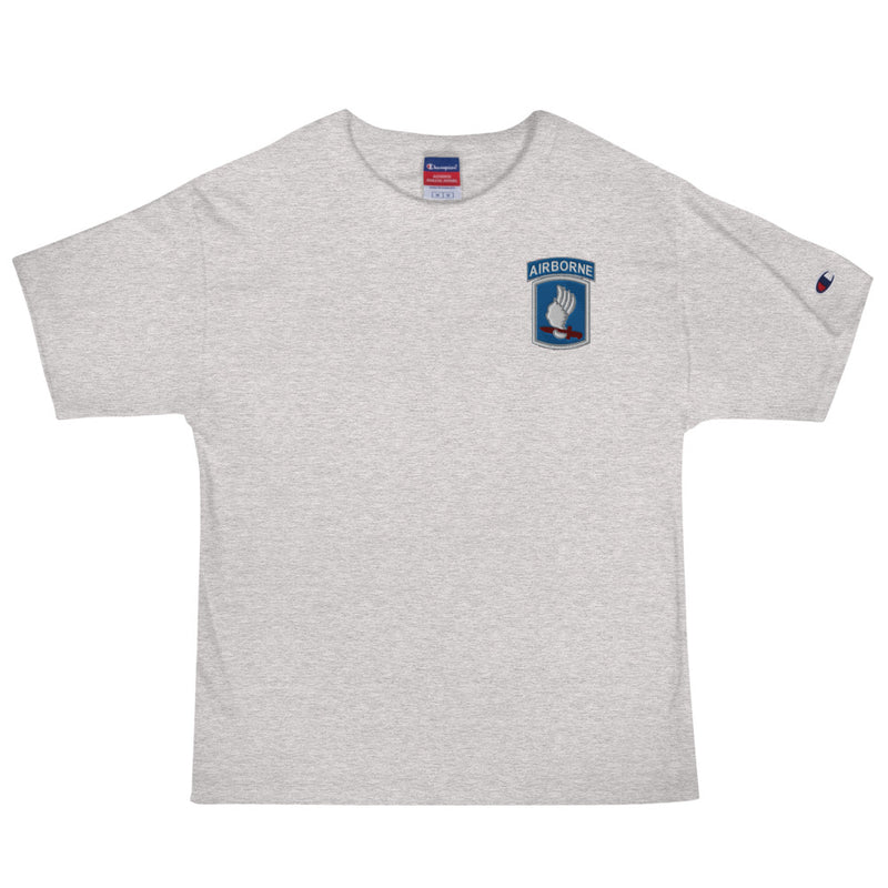 173rd Airborne Brigade Men's Champion T-Shirt - Oxford Grey Heather