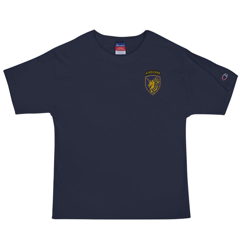 13th Airborne Division Men's Champion T-Shirt - Navy