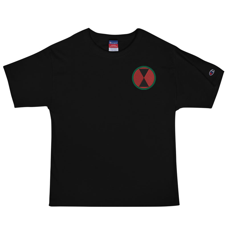 7th Infantry Division Men's Champion T-Shirt - Black