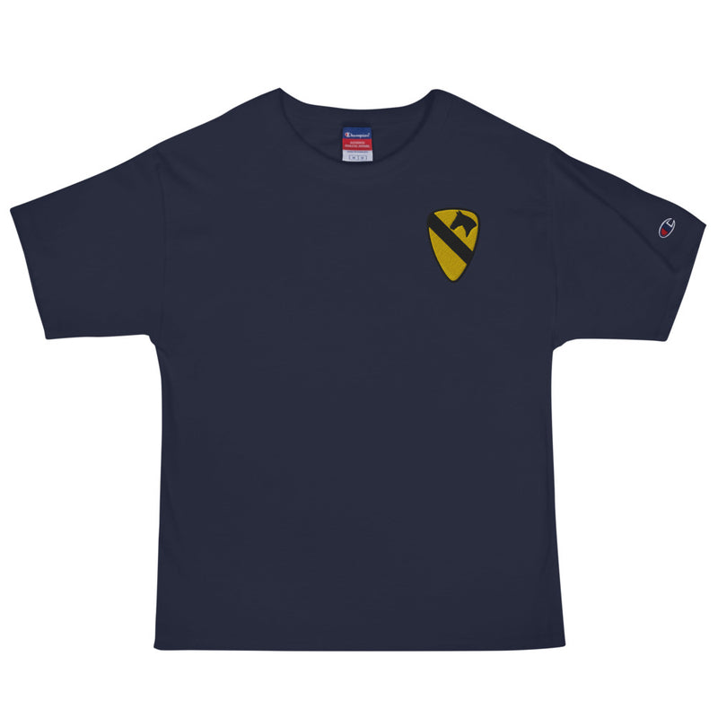 1st Cavalry Division Men's Champion T-Shirt - Navy