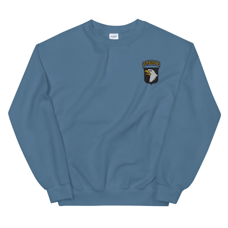 101st Airborne Unisex Sweatshirt - Indigo Blue