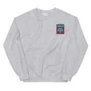 82nd Airborne Unisex Sweatshirt - Sport Grey