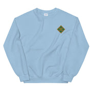 4th Infantry Division Unisex Sweatshirt - Light Blue