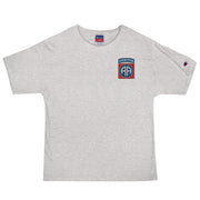 82nd Airborne Men's Champion T-Shirt - Oxford Grey Heather