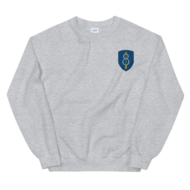 8th Infantry Division Unisex Sweatshirt - Sport Grey