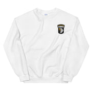 101st Airborne Unisex Sweatshirt - White