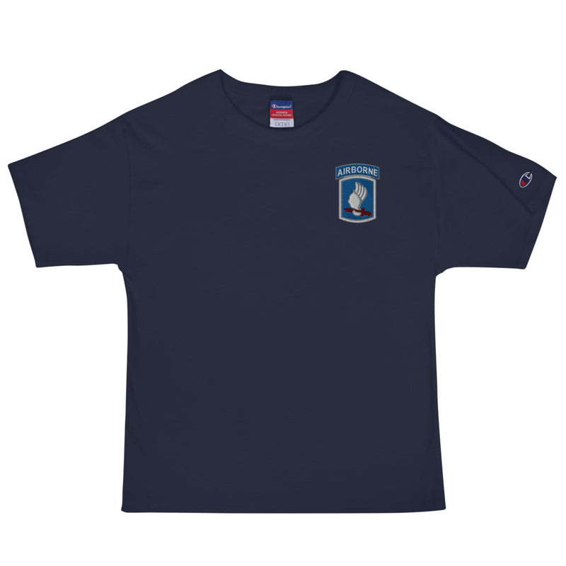 173rd Airborne Brigade Men's Champion T-Shirt - Navy