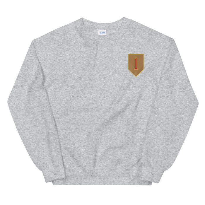 1st Infantry Division Unisex Sweatshirt - Sport Grey
