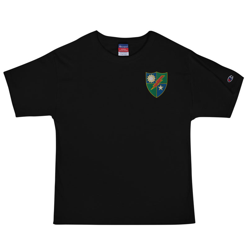 75th Ranger Regiment Men's Champion T-Shirt - Black