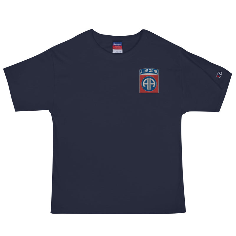 82nd Airborne Men's Champion T-Shirt - Navy