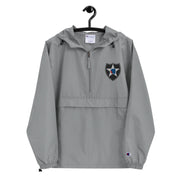 2nd Infantry Division Graphite Champion packable jacket with a detailed embroidered logo.